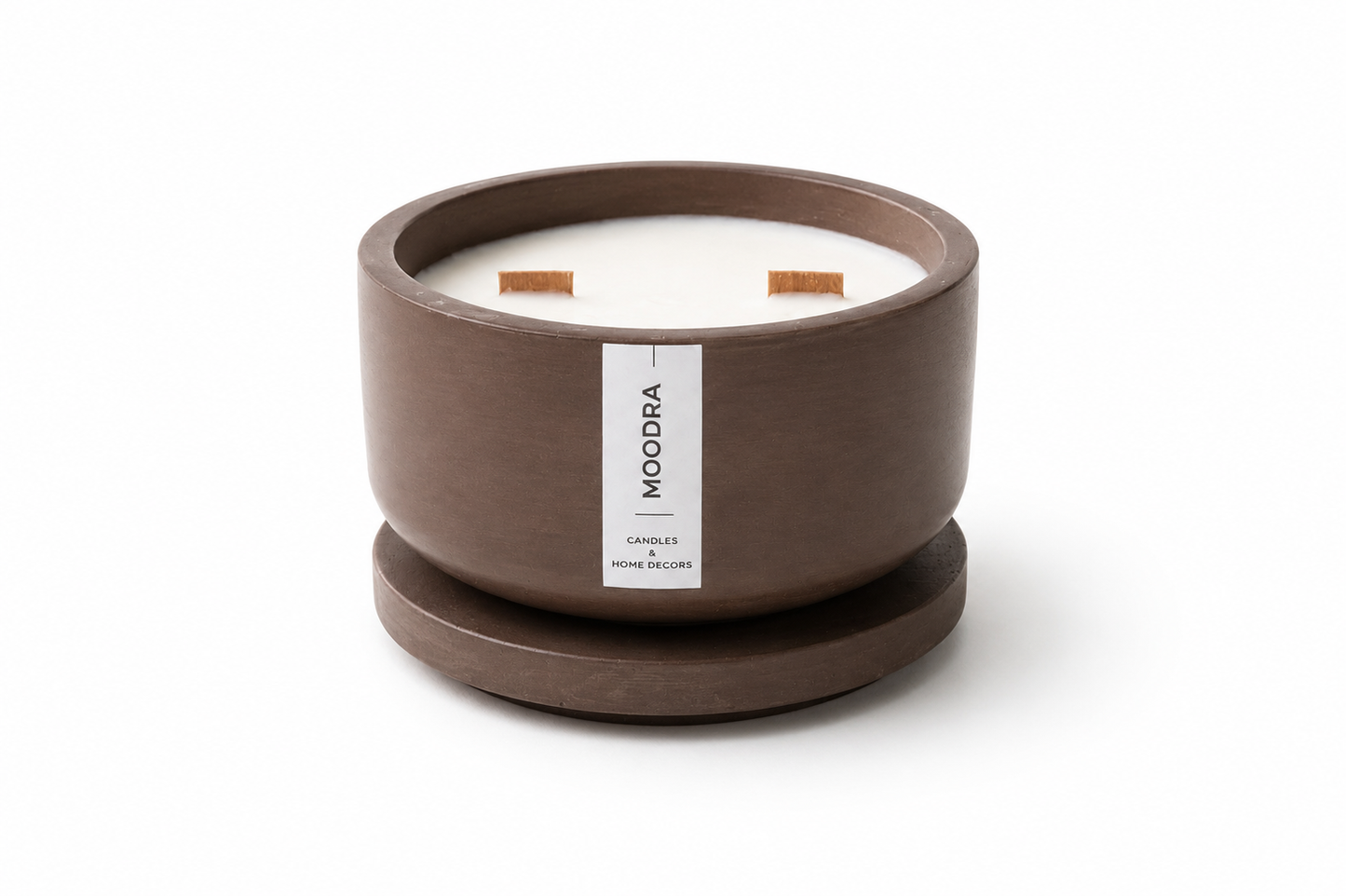 Velur - Soft Chocolate | Lumânare parfumată din ceară de soia