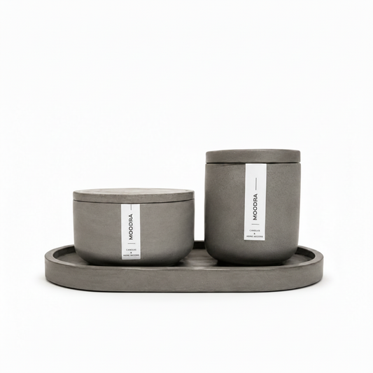 Set de lumânări parfumate Soft Cotton - MOODRA